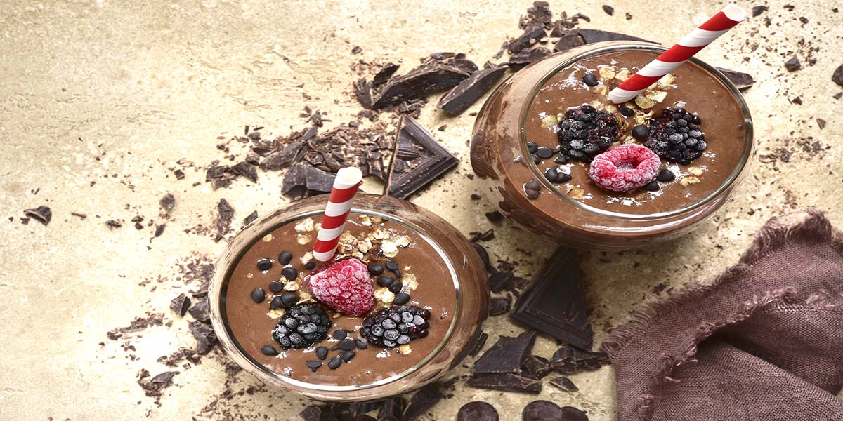 Chocolate Raspberry Smoothie