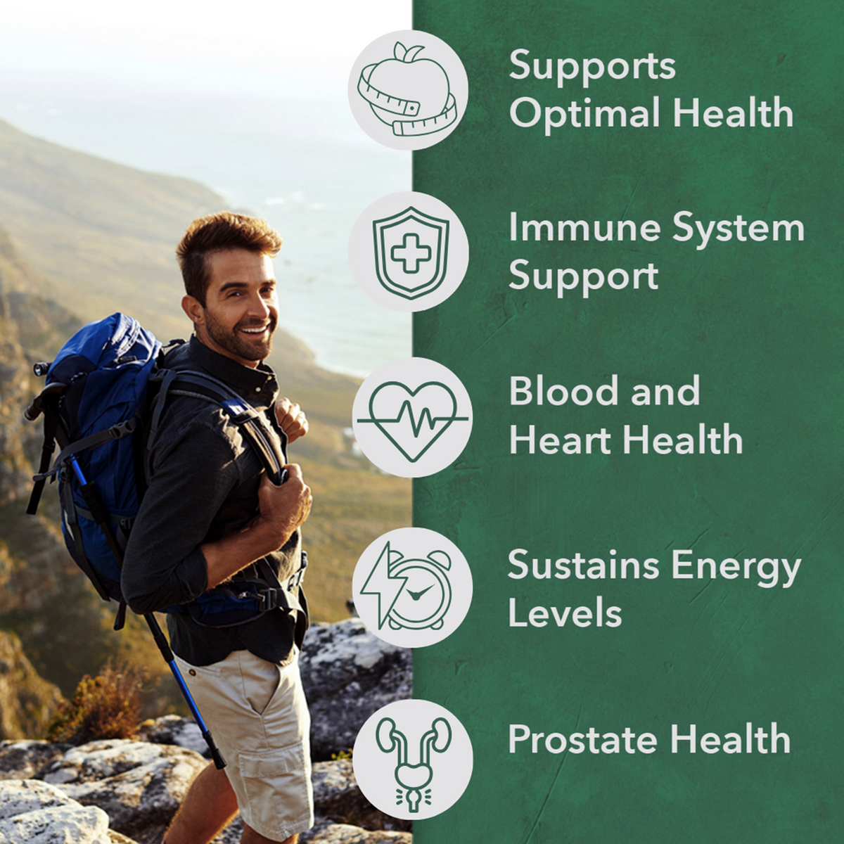 Organic Multivitamin for Men – Whole Food Blend - Save 20%