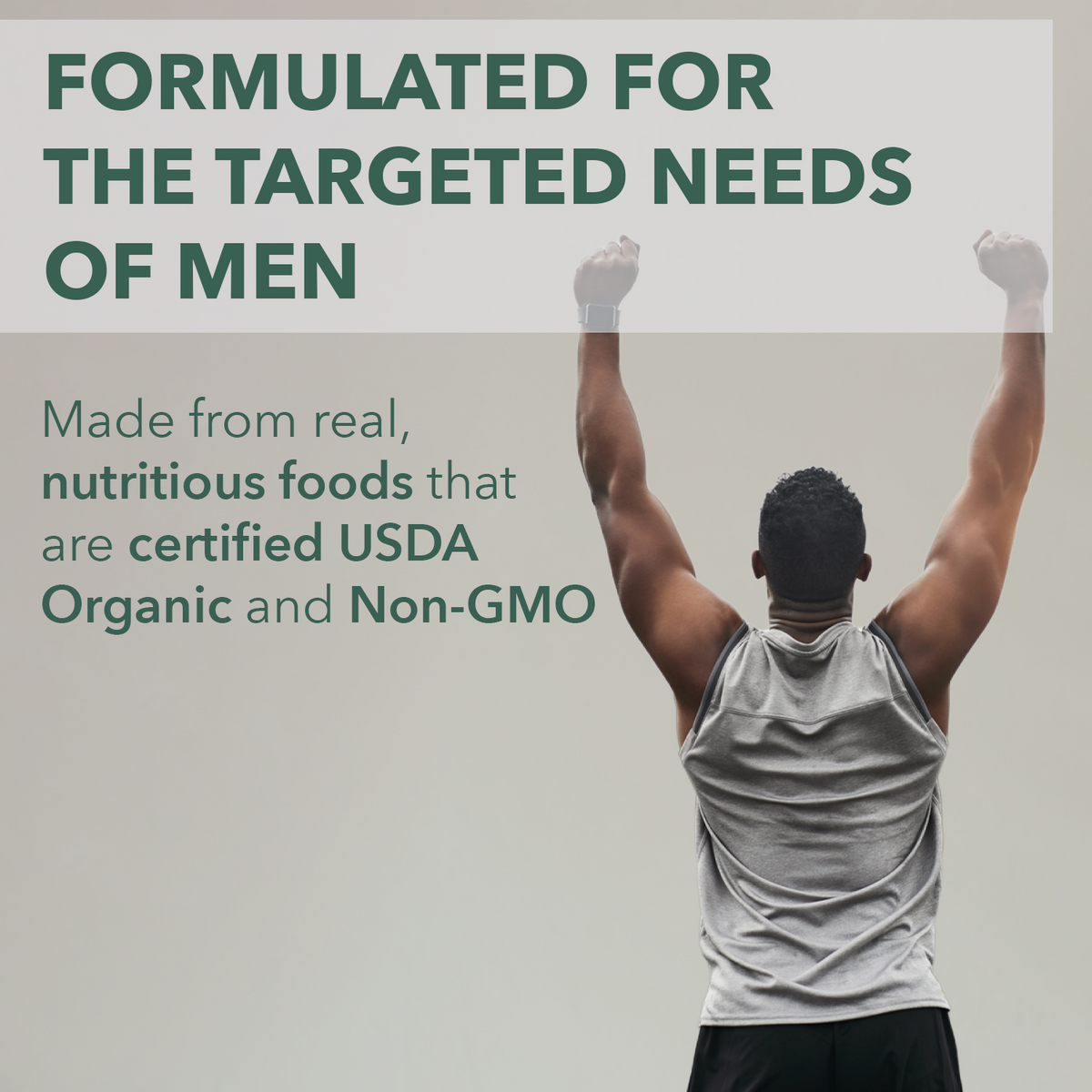 Organic Multivitamin for Men – Whole Food Blend