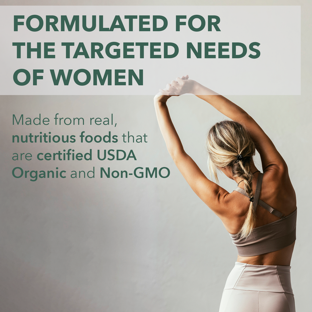 Organic Multivitamin for Women – Whole Food Blend - Save 30%