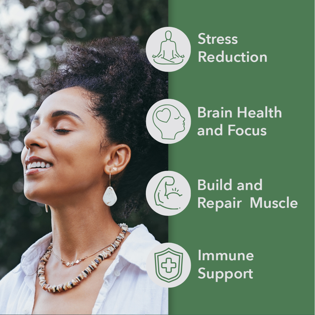 Mushrooms + Protein Powder