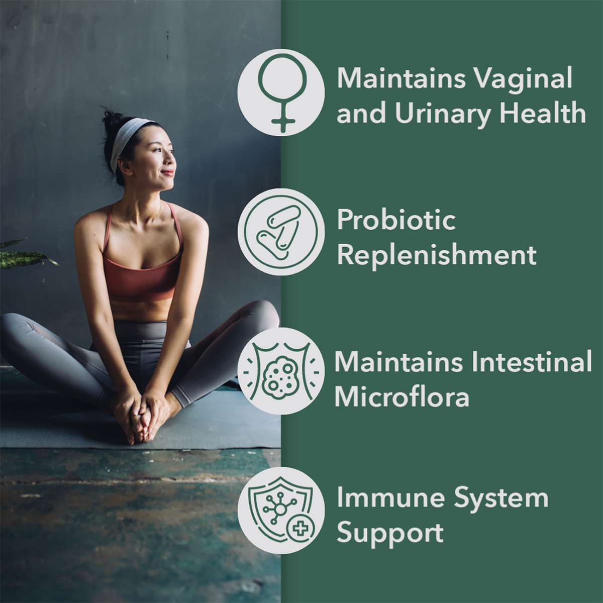 Vegan Women’s Probiotic 50 Billion CFU, 8 Strains