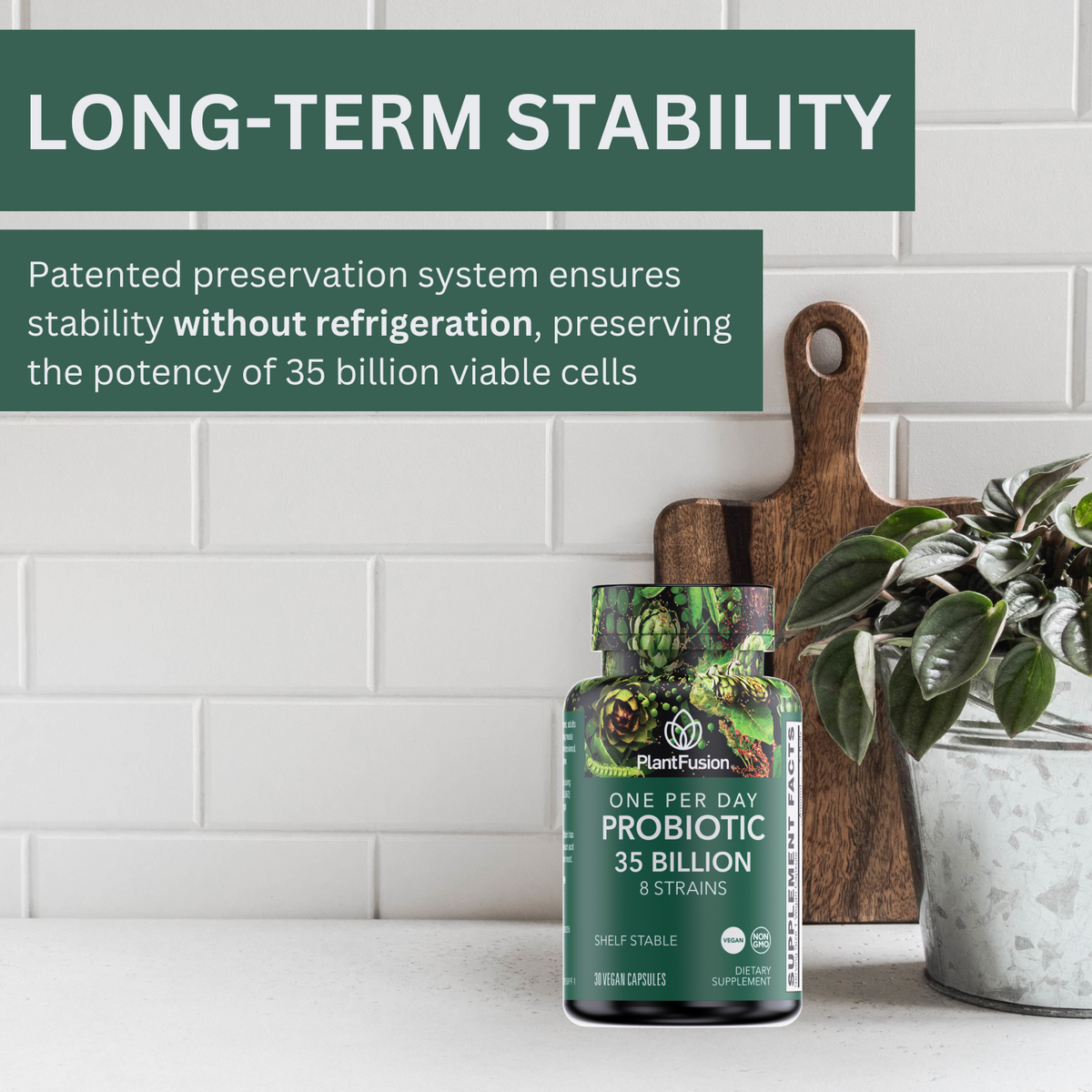 Vegan Probiotic - 35 Billion CFU, 8 Strains