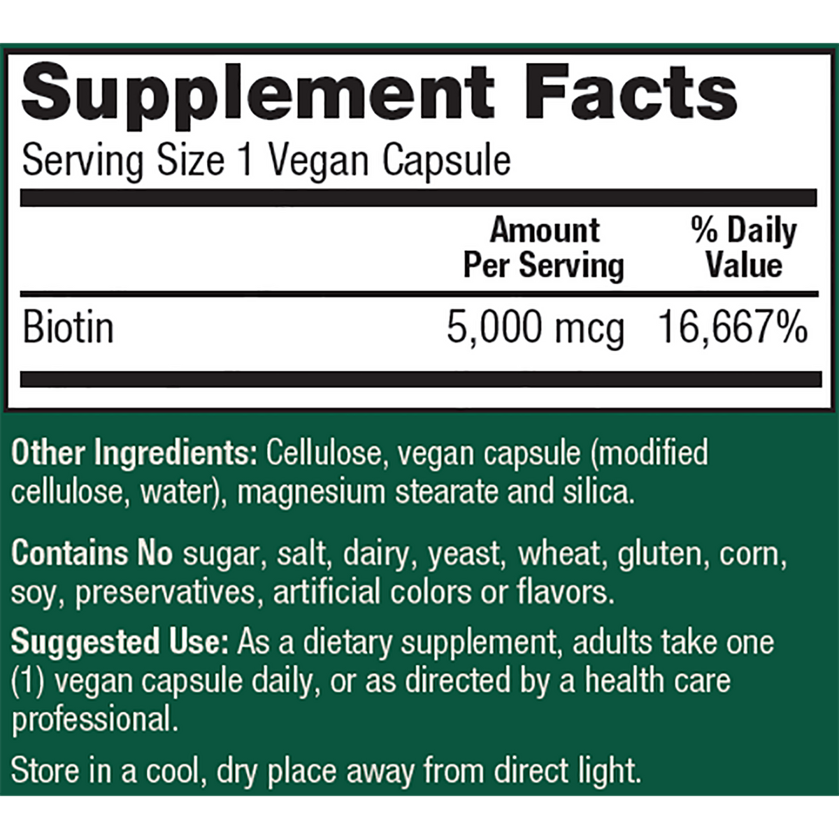 Vegan Biotin