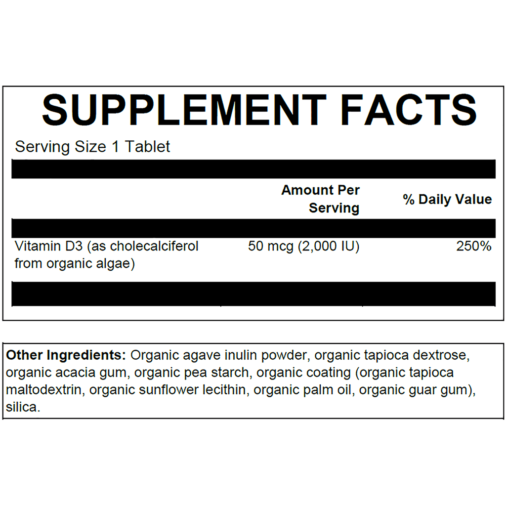 Vegan Organic Vitamin D3