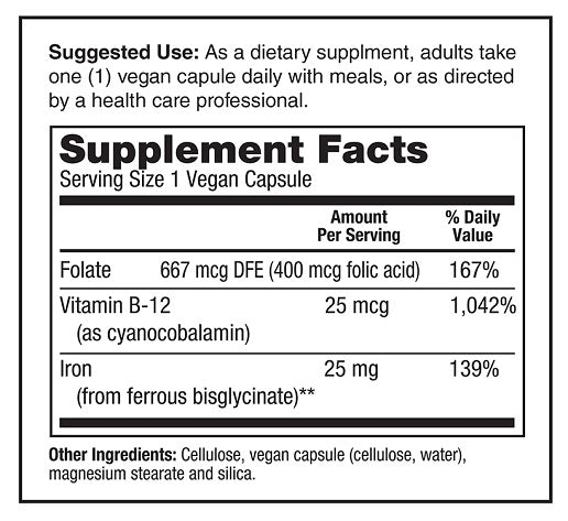 Vegan Plant-Based Iron