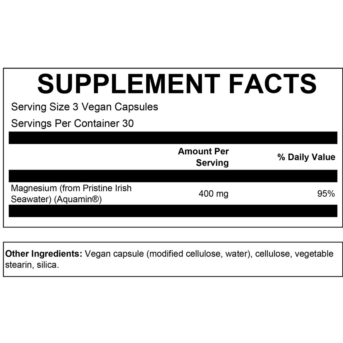 Vegan Magnesium - Save 20%
