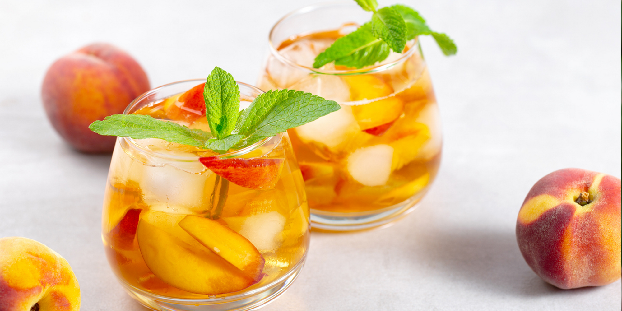 Peach Bellini Mocktail with a Twist