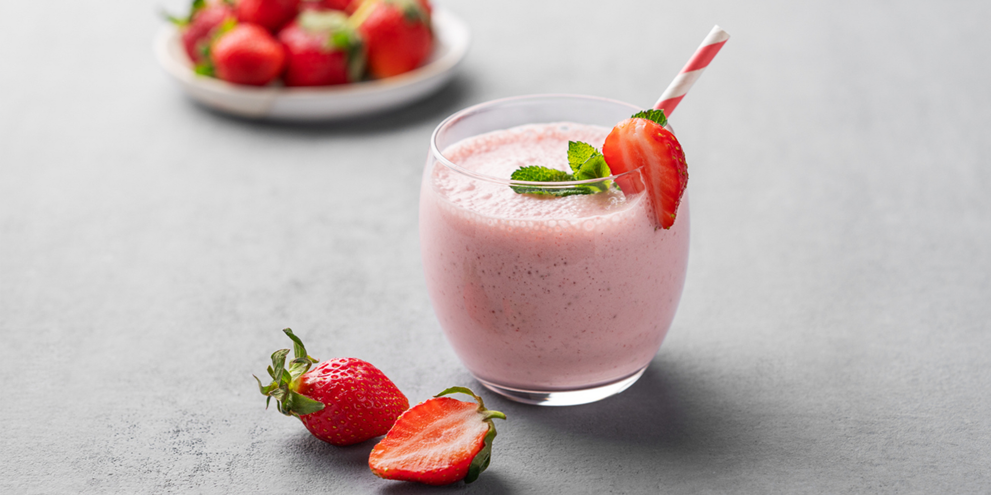 Strawberry Mint Smoothie