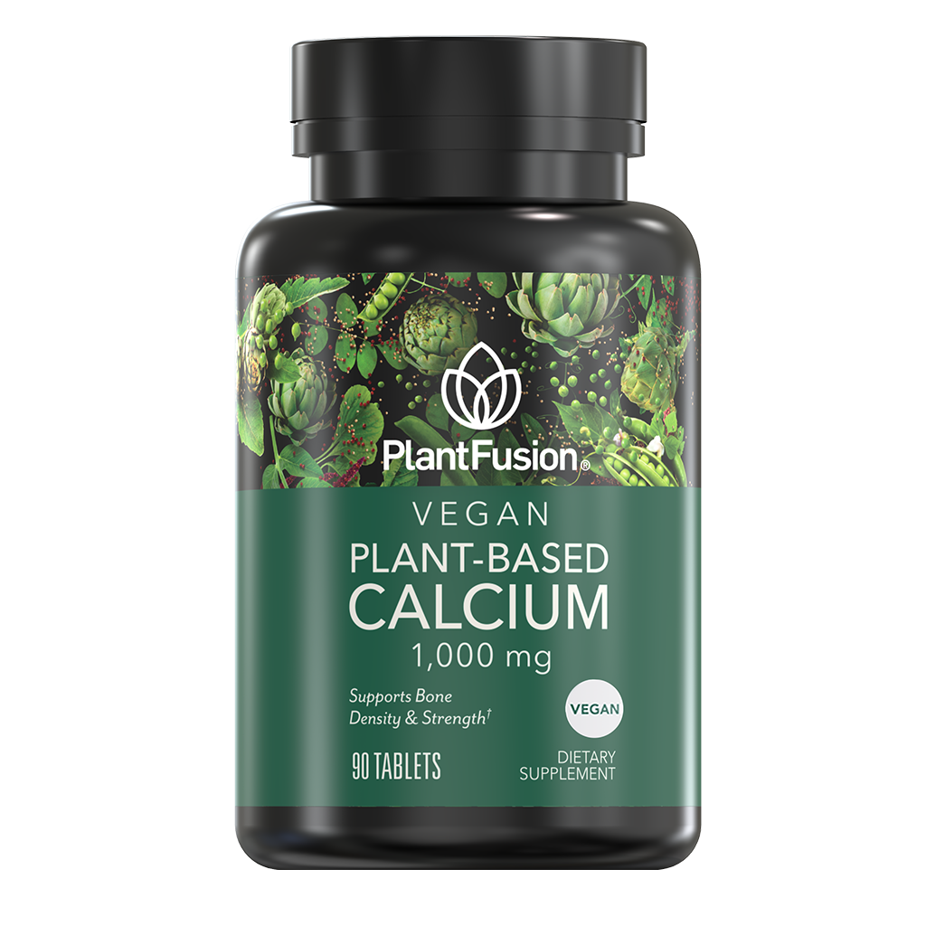 Vegan Plant-Based Calcium - with Magnesium, D3, &amp; K2