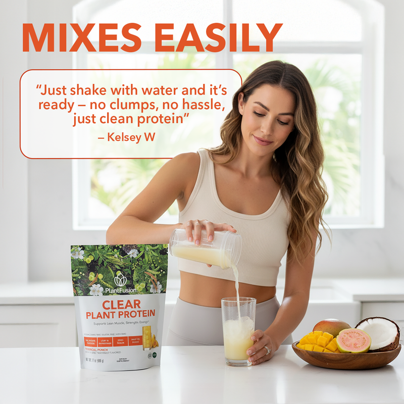 Clear Vegan Protein – Refreshing Protein Juice Powder - PlantFusion