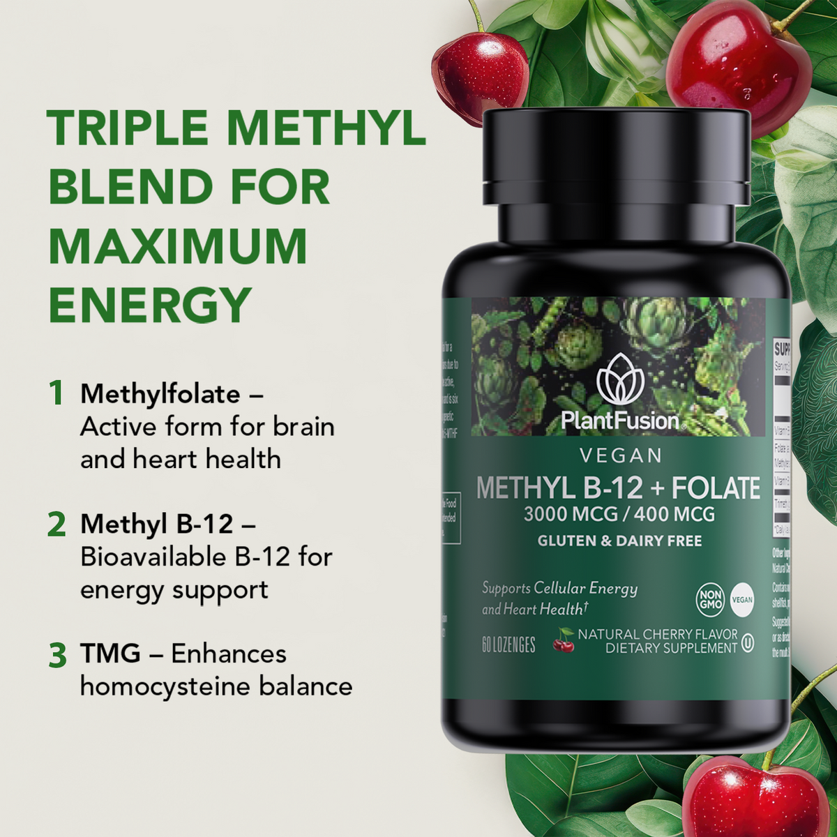 Vegan Methyl B12 + Folate