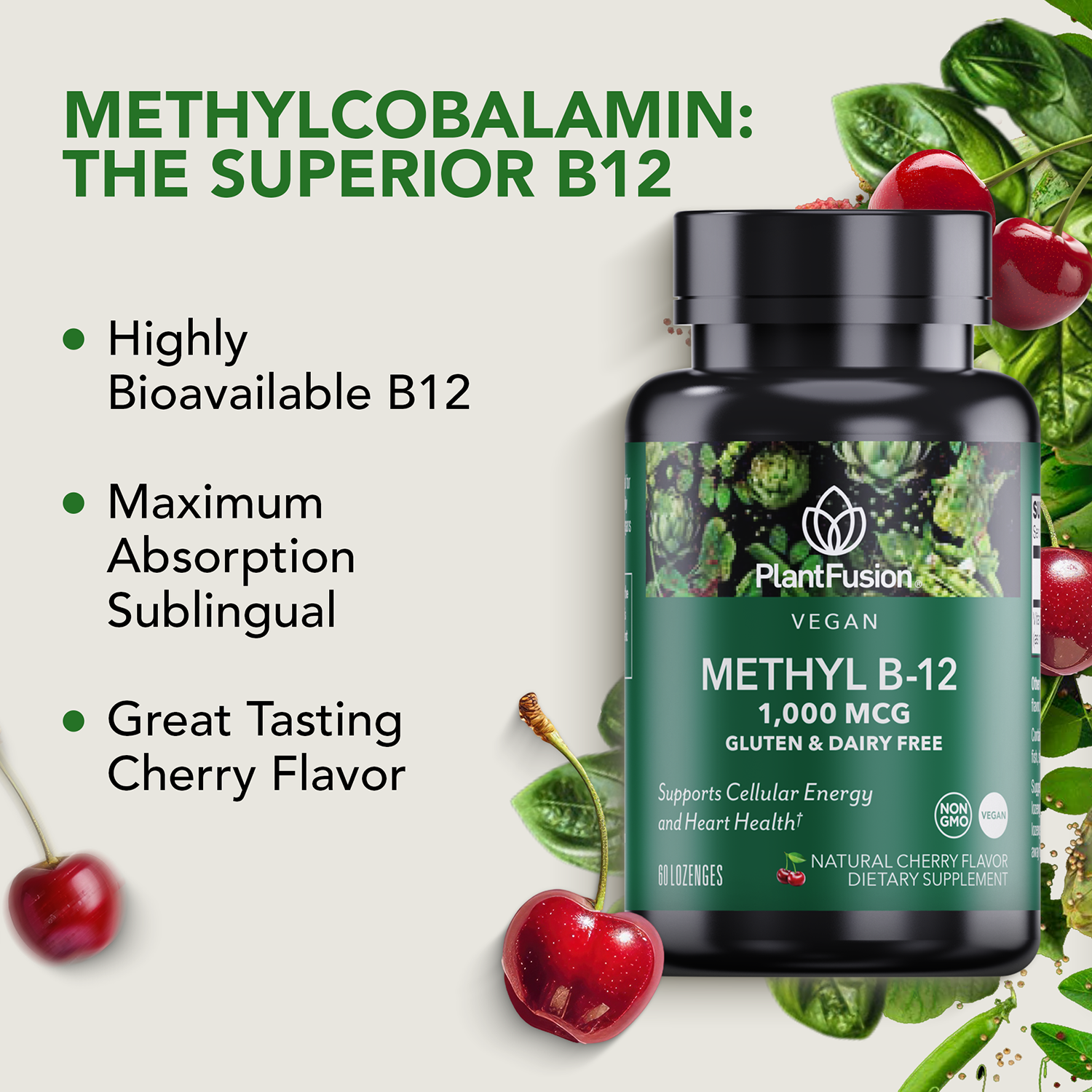 Vegan Methyl B-12 - PlantFusion Vegan Methyl B-12 - PlantFusion