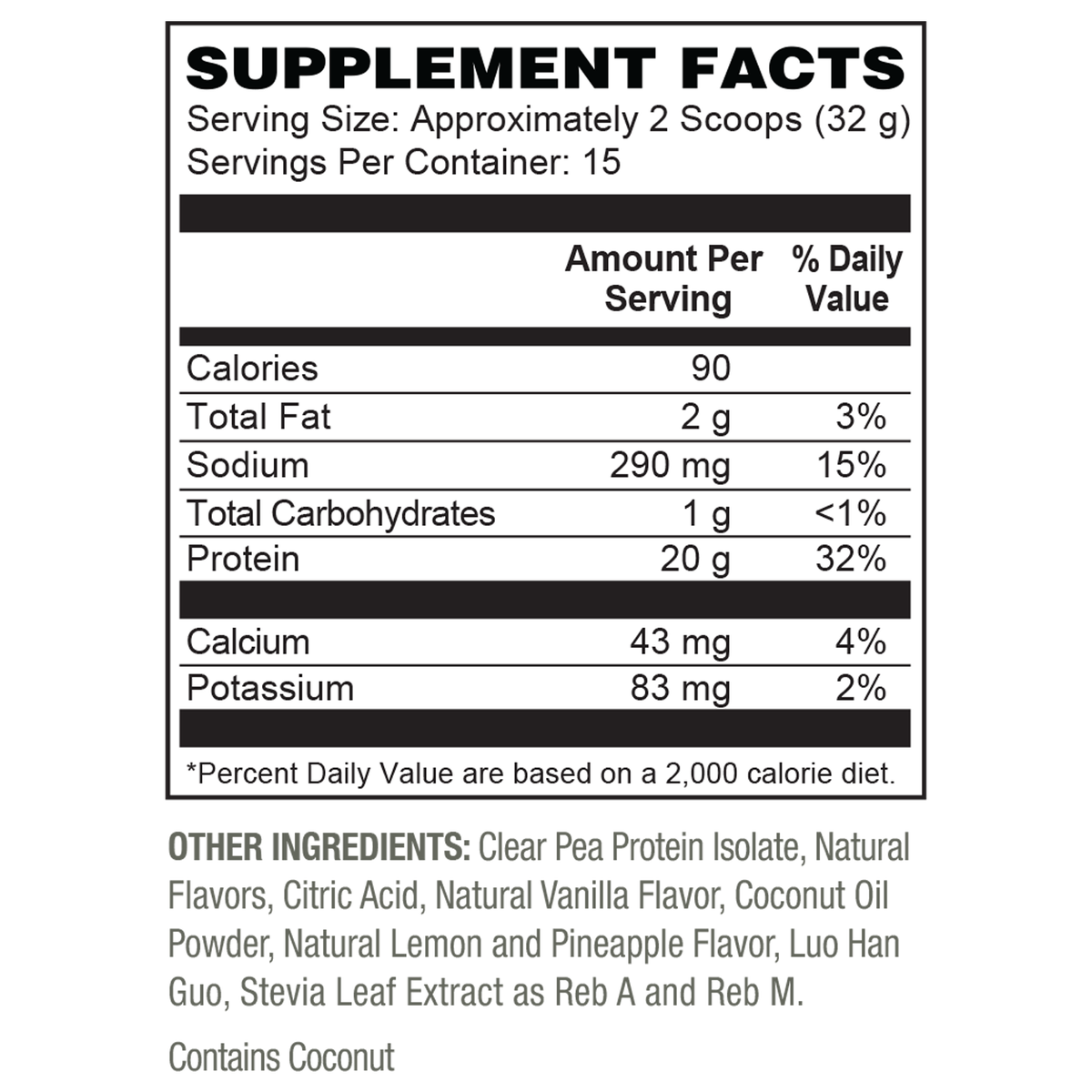 Clear Plant Protein - Vegan Protein Powder