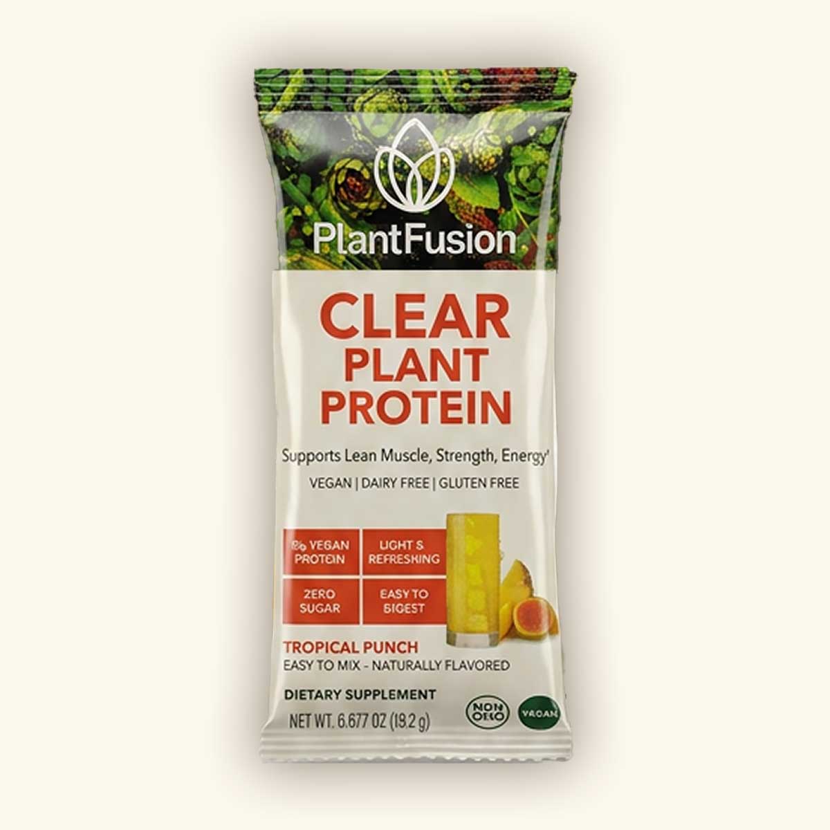 PF Clear Plant Protein Tropical Punch Single Sample Packet