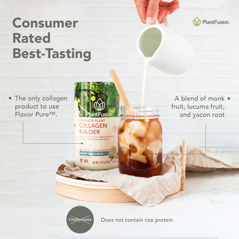 Complete Plant Collagen Builder Vegan Collagen Peptides PlantFusion